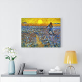 The Sower (Sower with Setting Sun) - Vincent van Gogh Canvas