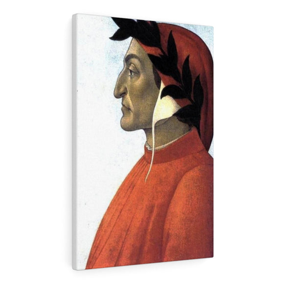 Portrait of Dante - Sandro Botticelli Canvas