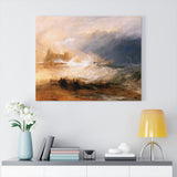 Wreckers Coast of Northumberland - Joseph Mallord William Turner Canvas