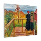 Rain - Edvard Munch Canvas