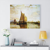Dort, the Dort Packet Boat from Rotterdam Bacalmed - Joseph Mallord William Turner Canvas