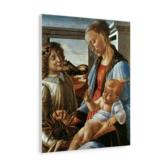 Madonna and Child with an Angel - Sandro Botticelli Canvas