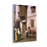 Horse Merchant in Cairo - Jean-Leon Gerome Canvas Wall Art