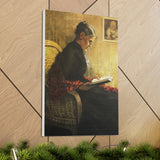 Portrait of the Artist's Mother - Franz Marc Canvas Wall Art