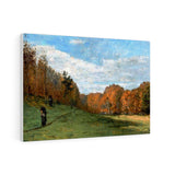 Woodbearers in Fontainebleau Forest - Claude Monet Canvas Wall Art