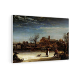 Winter Landscape - Rembrandt Canvas