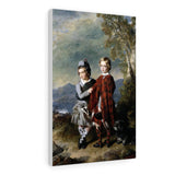 Albert Prince of Wales with Prince Alfred - Franz Xaver Winterhalter Canvas