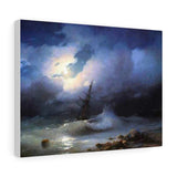 Rough sea at night - Ivan Aivazovsky