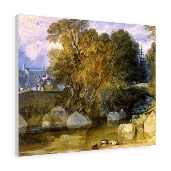 Ivy Bridge, Devonshire - Joseph Mallord William Turner Canvas