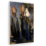 Bedouin Women Carrying Water Jars - John Singer Sargent Canvas