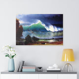 The Shore of the Turquoise Sea - Albert Bierstadt Canvas