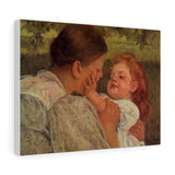 Maternal Caress - Mary Cassatt Canvas