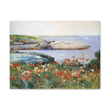 Poppies, Isles of Shoals - Childe Hassam Canvas Wall Art
