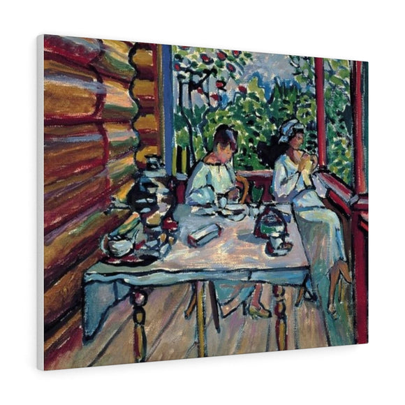 Nina Kandinsky in Akhtyrka - Wassily Kandinsky Canvas