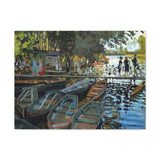 Bathers at La Grenouillere - Claude Monet Canvas Wall Art