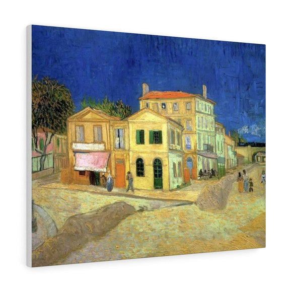The Yellow House - Vincent van Gogh Canvas