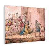 The Stoning of Saint Stephen - John Martin Canvas
