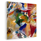 Painting with green center - Wassily Kandinsky Canvas