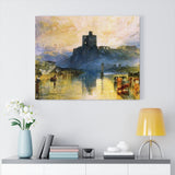Norham Castle, on the River Tweed - Joseph Mallord William Turner Canvas