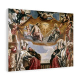 The Trinity Adored By The Duke of Mantua And His Family - Peter Paul Rubens Canvas