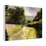 The Hollow Way - Georges Seurat Canvas