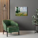 Poppy Field Argenteuil - Claude Monet Canvas