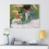 Mother Playing with Her Child - Mary Cassatt Canvas