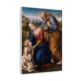 The Holy Family with a Lamb - Raphael Canvas