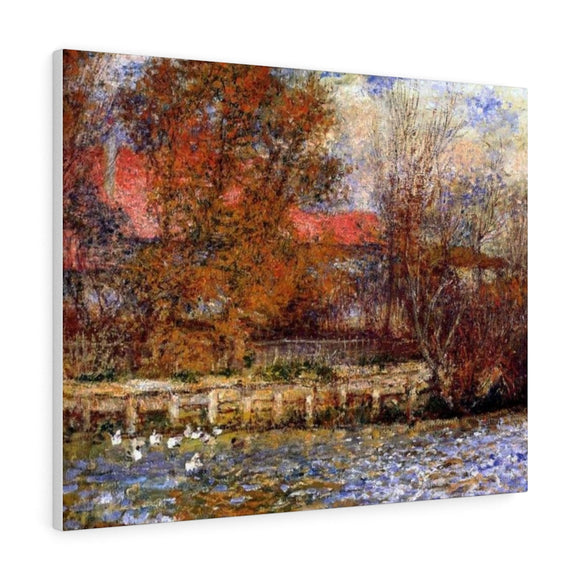 The Duck Pond - Pierre-Auguste Renoir Canvas