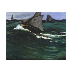 The Green Wave - Claude Monet Canvas Wall Art