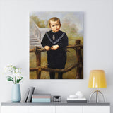 Portrait of a little boy - Piet Mondrian Canvas