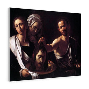 Salome with the Head of John the Baptist - Caravaggio Canvas