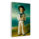 Albert Edward Prince of Wales in a sailor suit - Franz Xaver Winterhalter Canvas