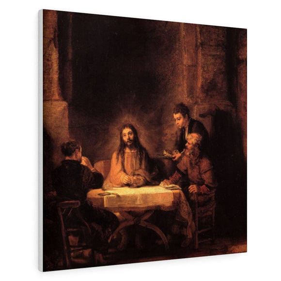 The Supper at Emmaus - Rembrandt Canvas