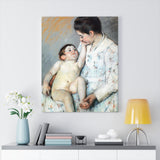 Baby's First Caress - Mary Cassatt Canvas