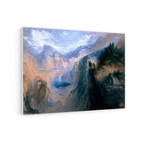 Manfred on the Jungfrau - John Martin Canvas