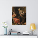 Anna Accused by Tobit of Stealing the Kid - Rembrandt Canvas