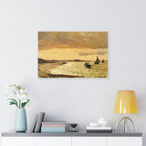 The Coast at Sainte-Adresse - Claude Monet Canvas Wall Art