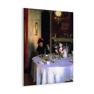 The Breakfast Table - John Singer Sargent Canvas