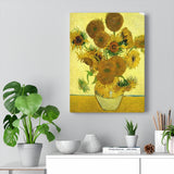 Still Life - Vase with Fifteen Sunflowers - Vincent van Gogh Canvas