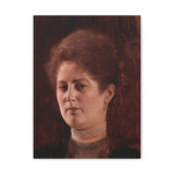 Portrait of a lady - Gustav Klimt Canvas Wall Art