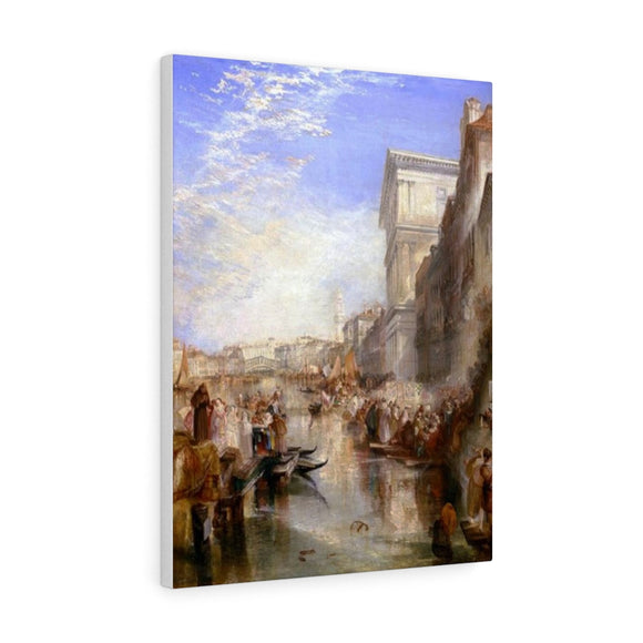 The Grand Canal Scene, A Street In Venice - Joseph Mallord William Turner Canvas
