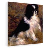Tama the japanese dog - Pierre-Auguste Renoir Canvas