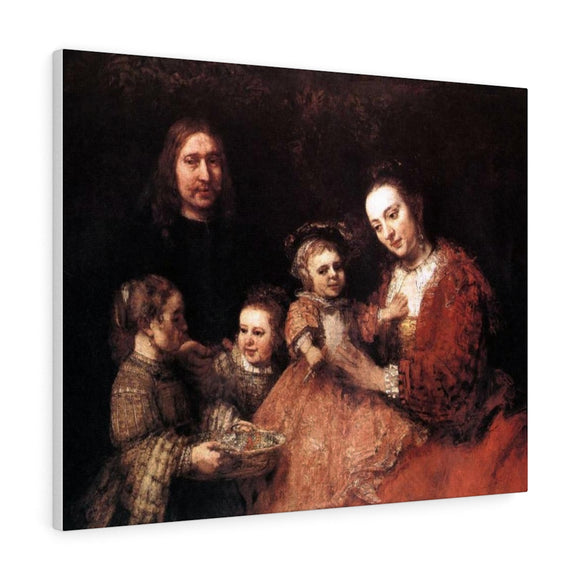 Family Group - Rembrandt Canvas