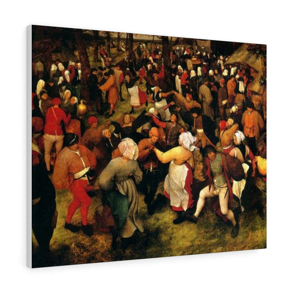 The Wedding Dance in the open air - Pieter Bruegel the Elder Canvas