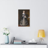 Queen Marie Amelia of the French - Franz Xaver Winterhalter Canvas
