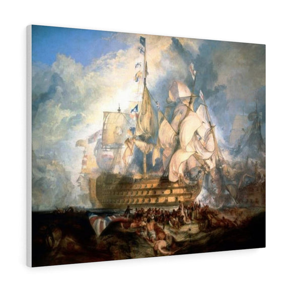 The Battle of Trafalgar - Joseph Mallord William Turner Canvas