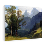 Tyrolean Landscape - Albert Bierstadt Canvas