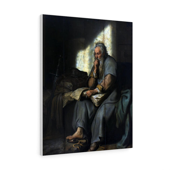St. Paul in Prison - Rembrandt Canvas