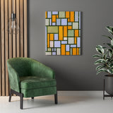 Composition with Grid 1 - Piet Mondrian Canvas
